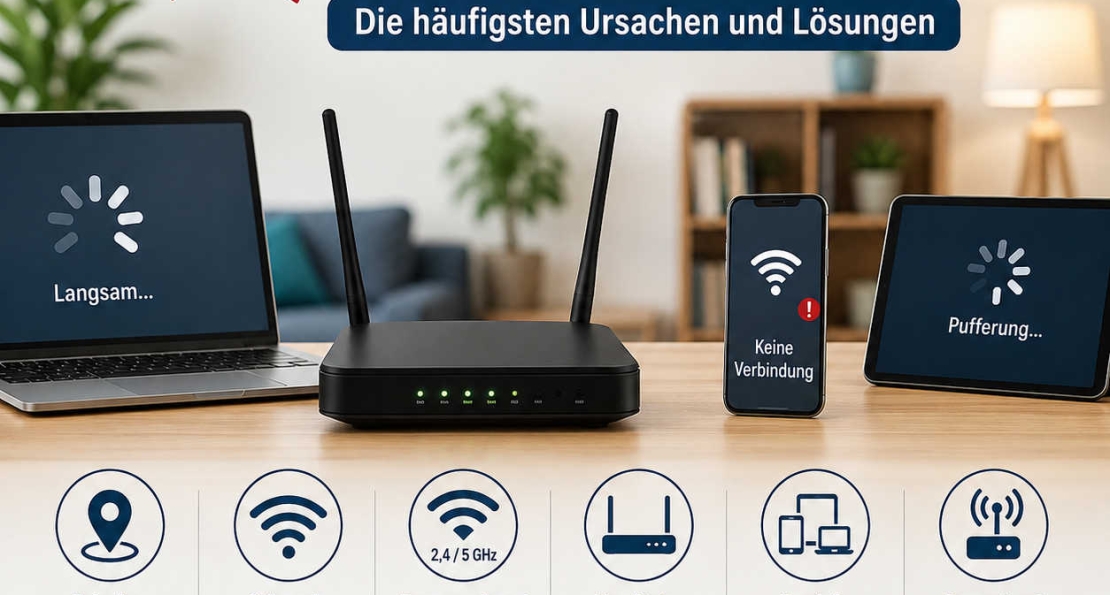 WLAN langsam oder instabil? Die häufigsten Ursachen und Lösungen